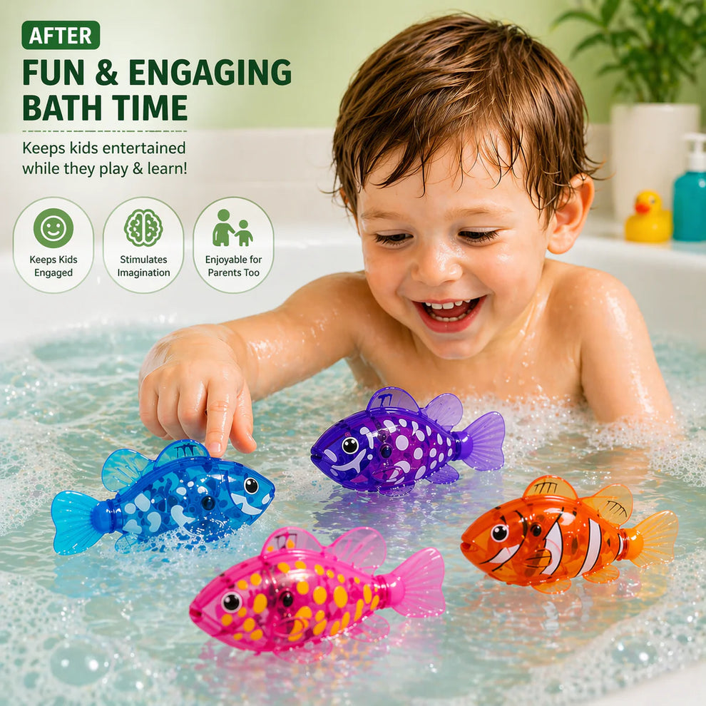 Magic Swimming Fish with Lights